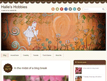 Tablet Screenshot of halleshobbies.com